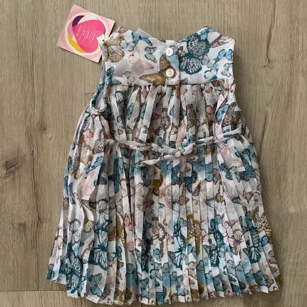 Youngland Baby Girls' Pleated Shift Dress